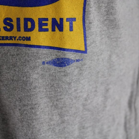 John Kerry for Presdient - 2004 USA Election - Uniton Made - Men's Medium - Picture 2 of 7